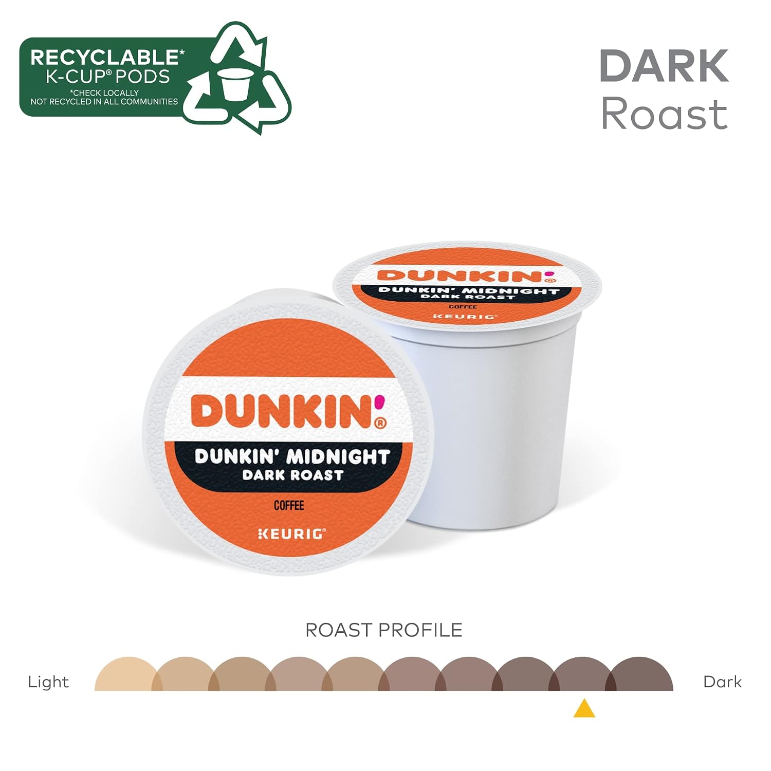 Dunkin Donuts Original Flavor Coffee K-Cups For Keurig K Cup Brewers (16 Count)