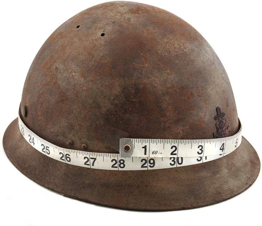 WW2 Japanese Imperial Naval Landing Forces Steel Helmet Hand Aged