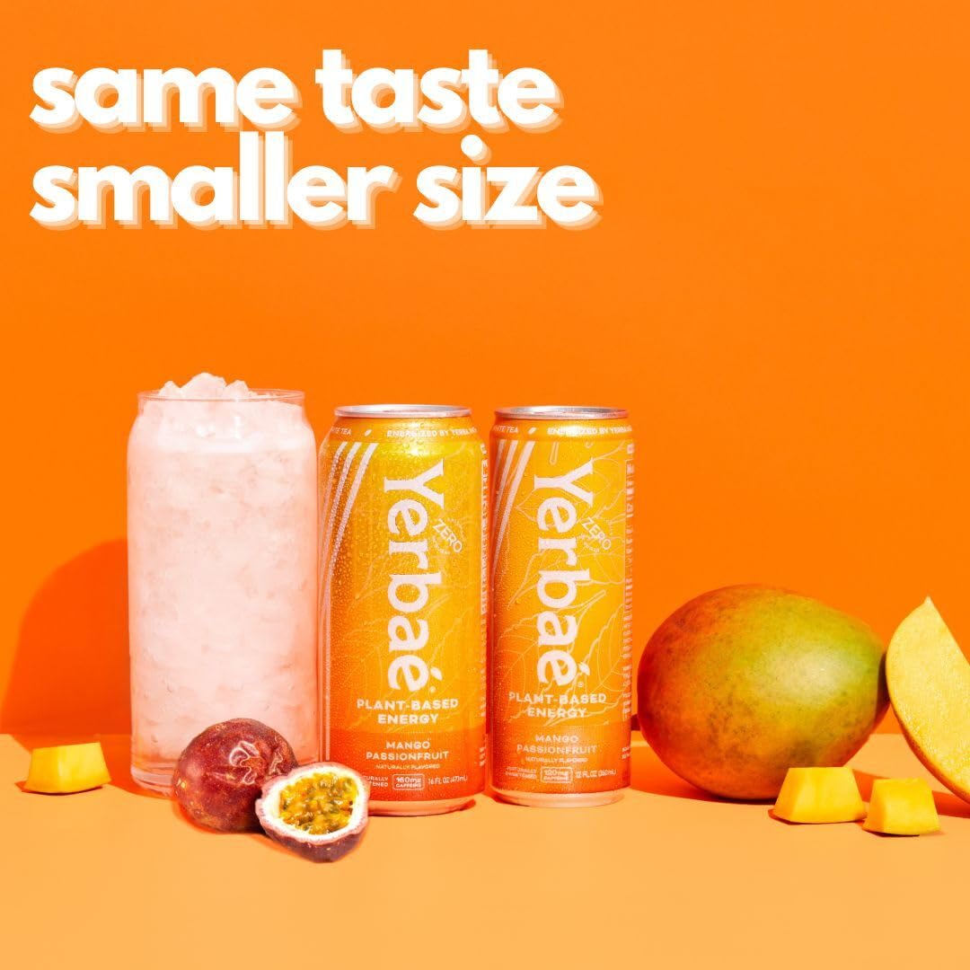 Yerbaé Energy Seltzer - Variety Performance Pack. No Sugar/Calories/Carbs. Energized by Yerba Mate Naturally Caffeinated Plant-Based, Healthy Alternative to Coffee/Sugary Sodas, Pack of 12, 12oz cans