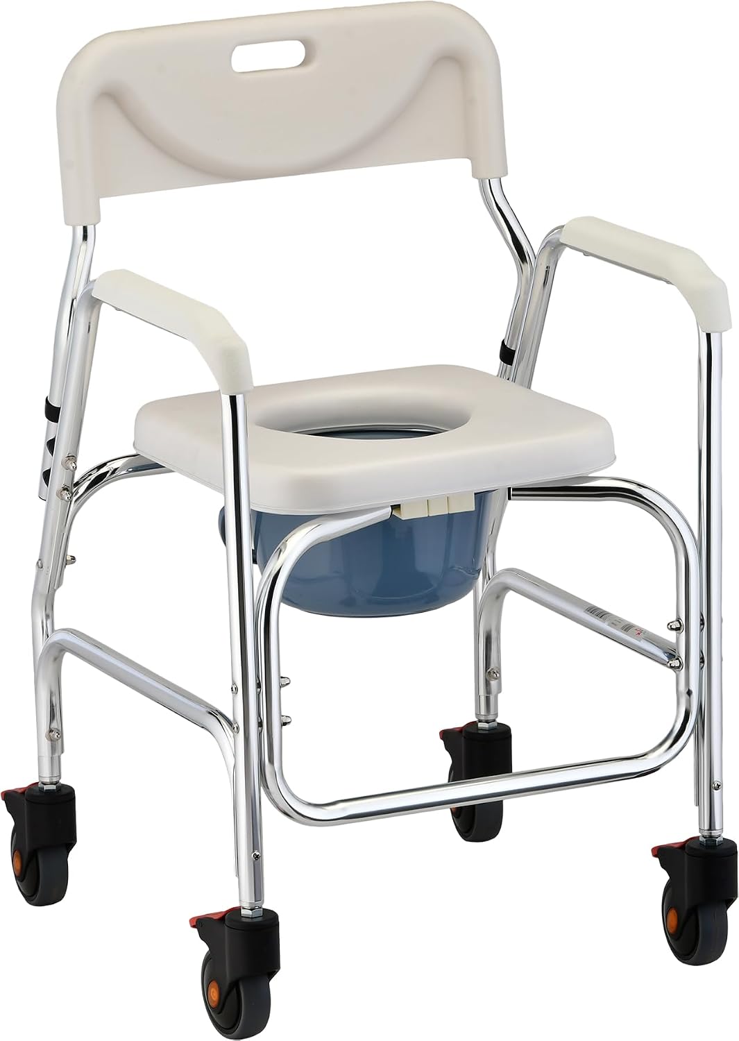 NOVA Shower Chair and Commode with Locking Wheels