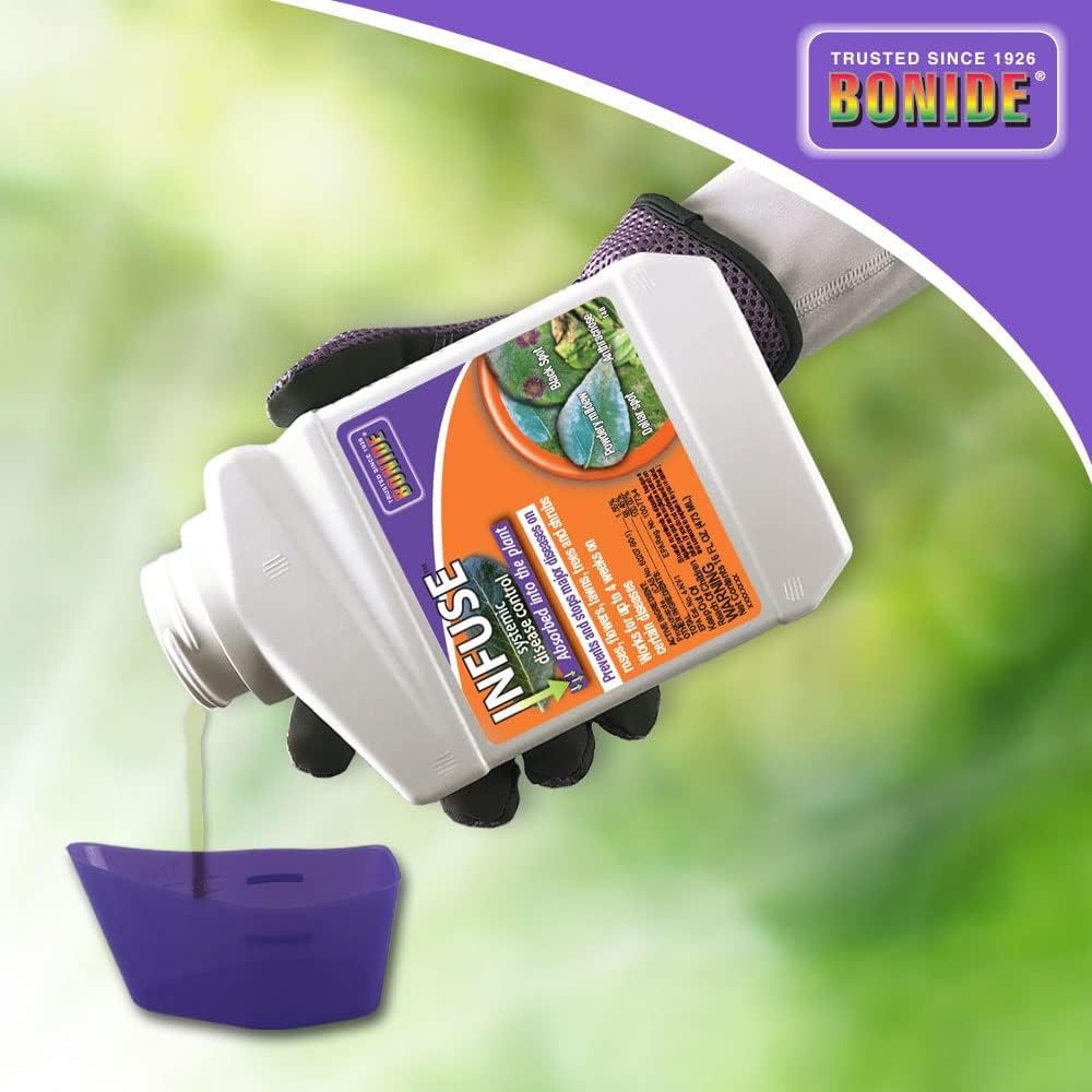 Bonide Infuse Systemic Disease Control Lawn & Landscape | 32 oz Ready-to-Spray Fungicide for Turf & Ornamentals