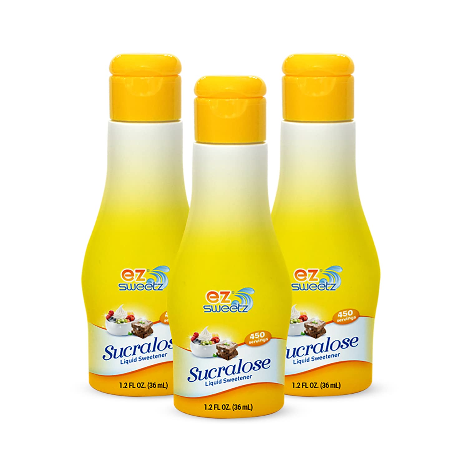 EZ-Sweetz (2 Pack 1.05oz - Liquid Sweetener 400 Servings/Bottle)