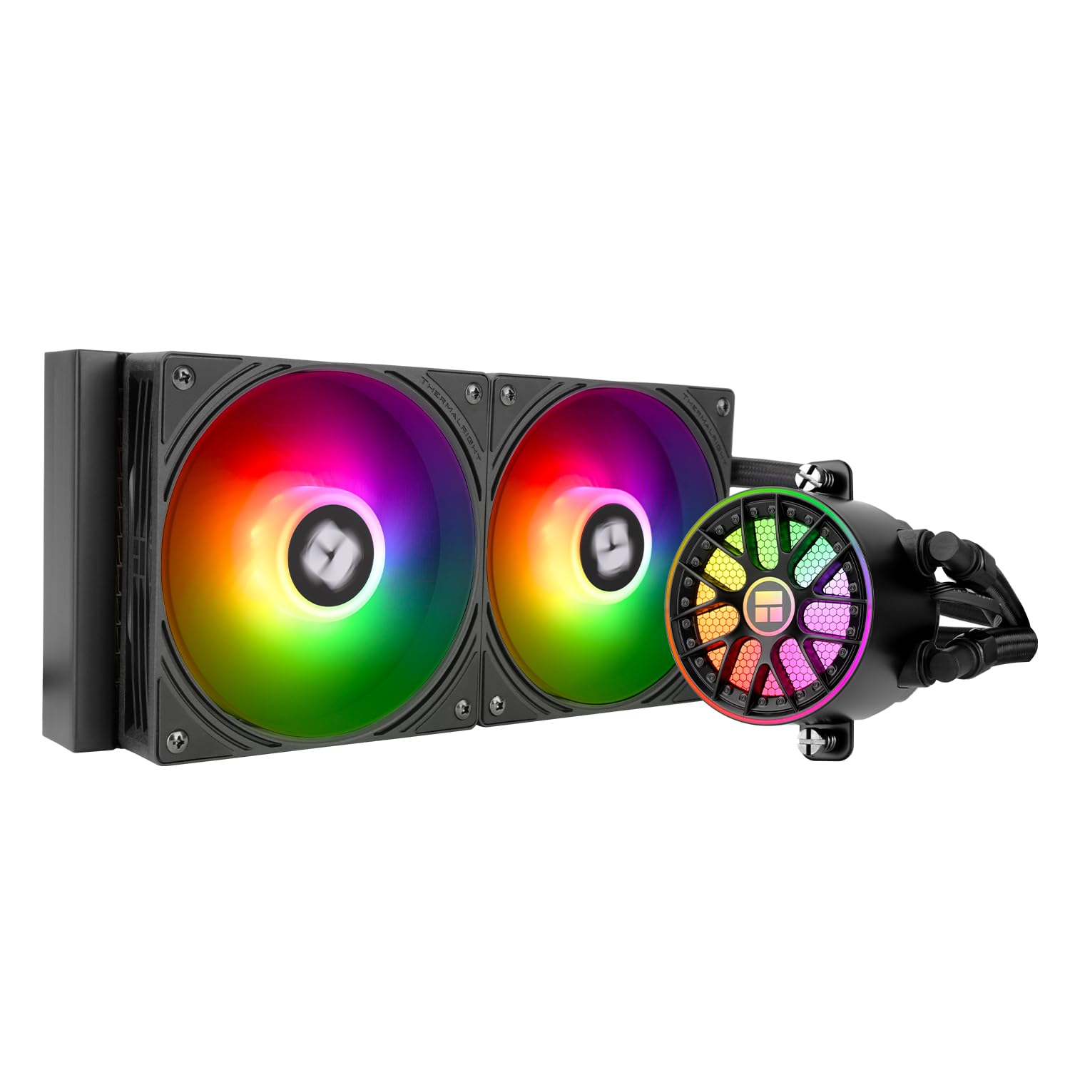 Thermalright Aqua Elite 360 ARGB Liquid CPU Cooler, 360 AIO Cooling Row Size, 3 x 120mm PWM Fans, Computer CPU Cooler,for AMD:AM4/AM5, Intel LGA1851/1150/1151/1200/1700