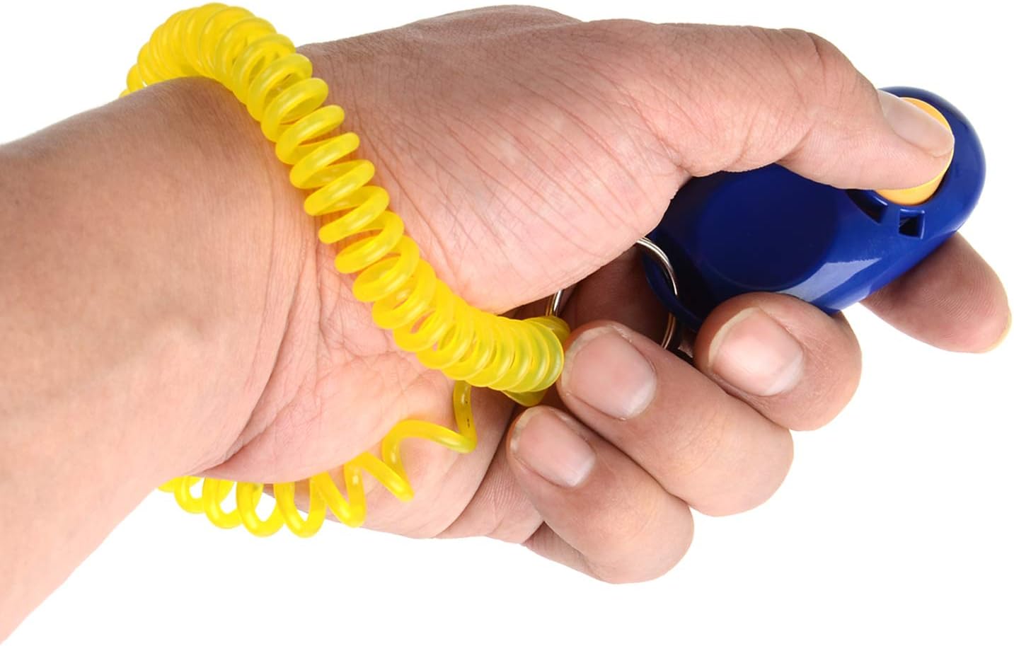 Coolrunner 7pcs 7 Color Universal Animal Pet Dog Training Clicker | with Wrist Bands Strap