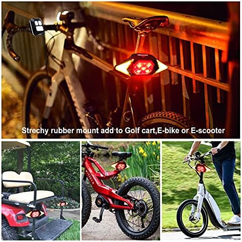 Bike Turn Signals Rechargeable Rear Bike Lights for Night Riding Luces para Bicicleta Waterproof Bike Light 2024 Bike Accessories Bike Indicators