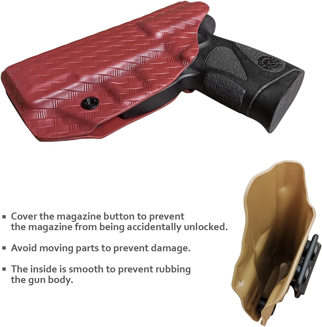 Taurus G3C G2C Holster IWB Kydex Holster Taurus G3C / G2C / G2S / PT111 / PT140 9mm/.40- Inside Waistband Concealed Carry