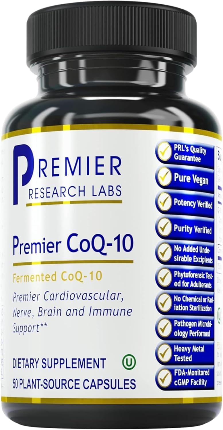 Premier Research Labs CoQ10 - Coenzyme Q10, Co Q 10 Supplement, 100mg Capsules