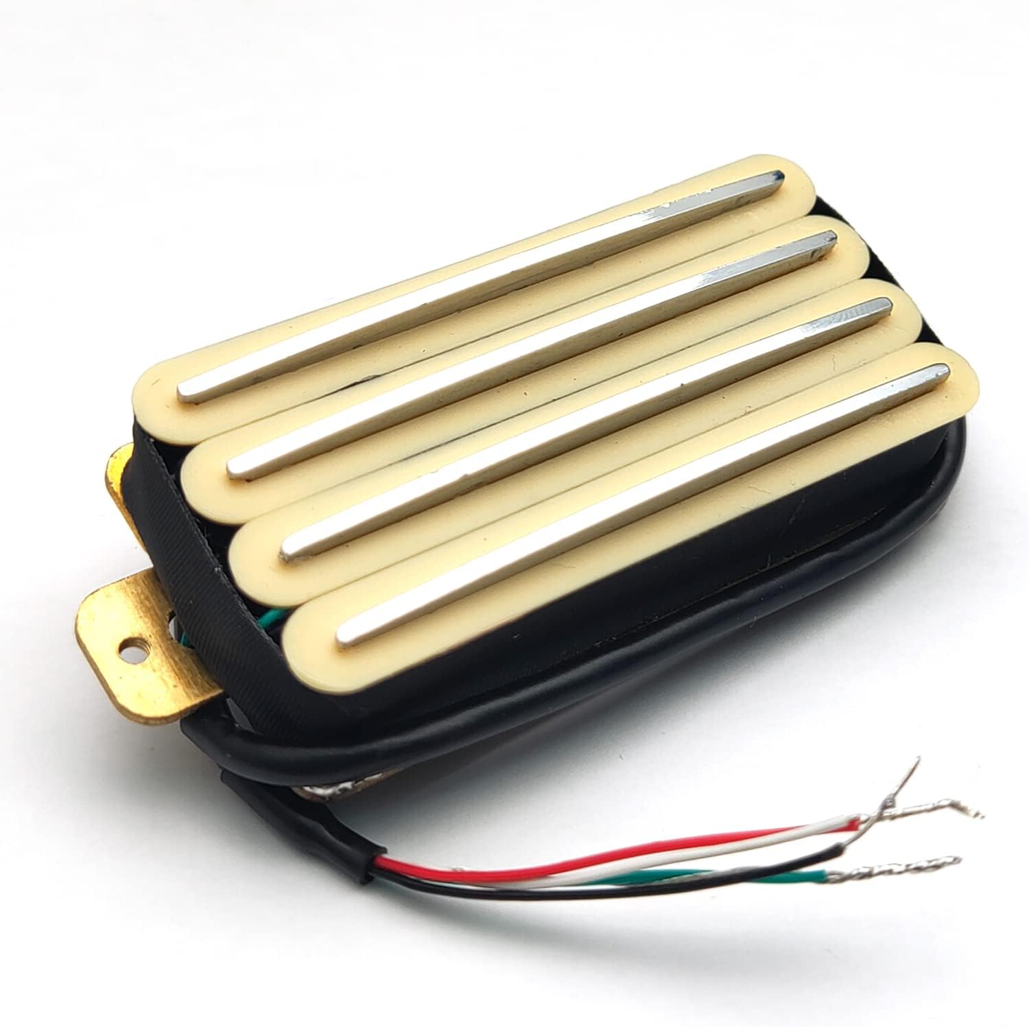 SAPHUE 2-Dual Blade Electric Guitar High Output Track Type Four Coil Humbucker Pickup Black