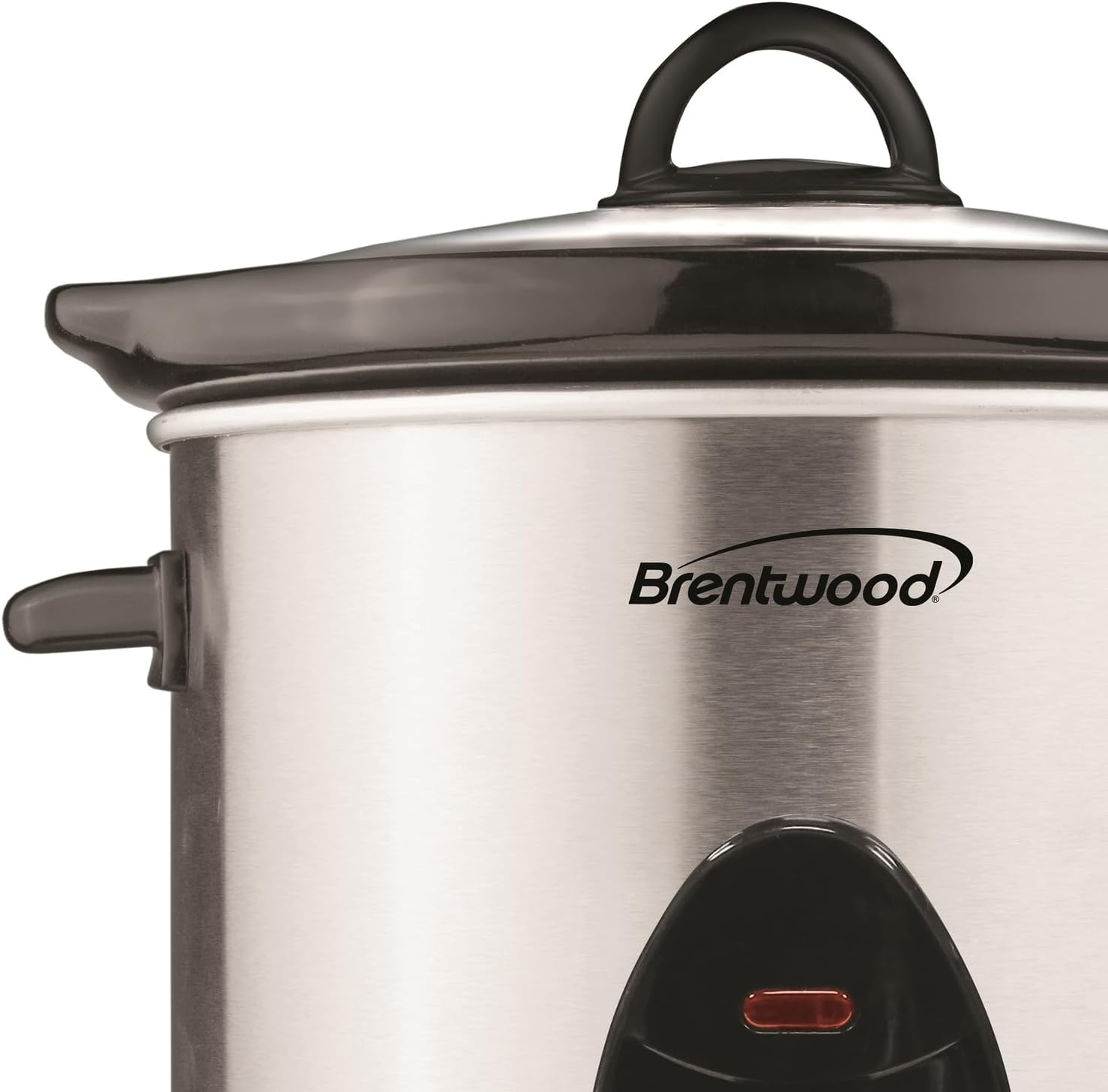 Brentwood SC-130S Slow Cooker Stainless Steel Body, 3-Quart