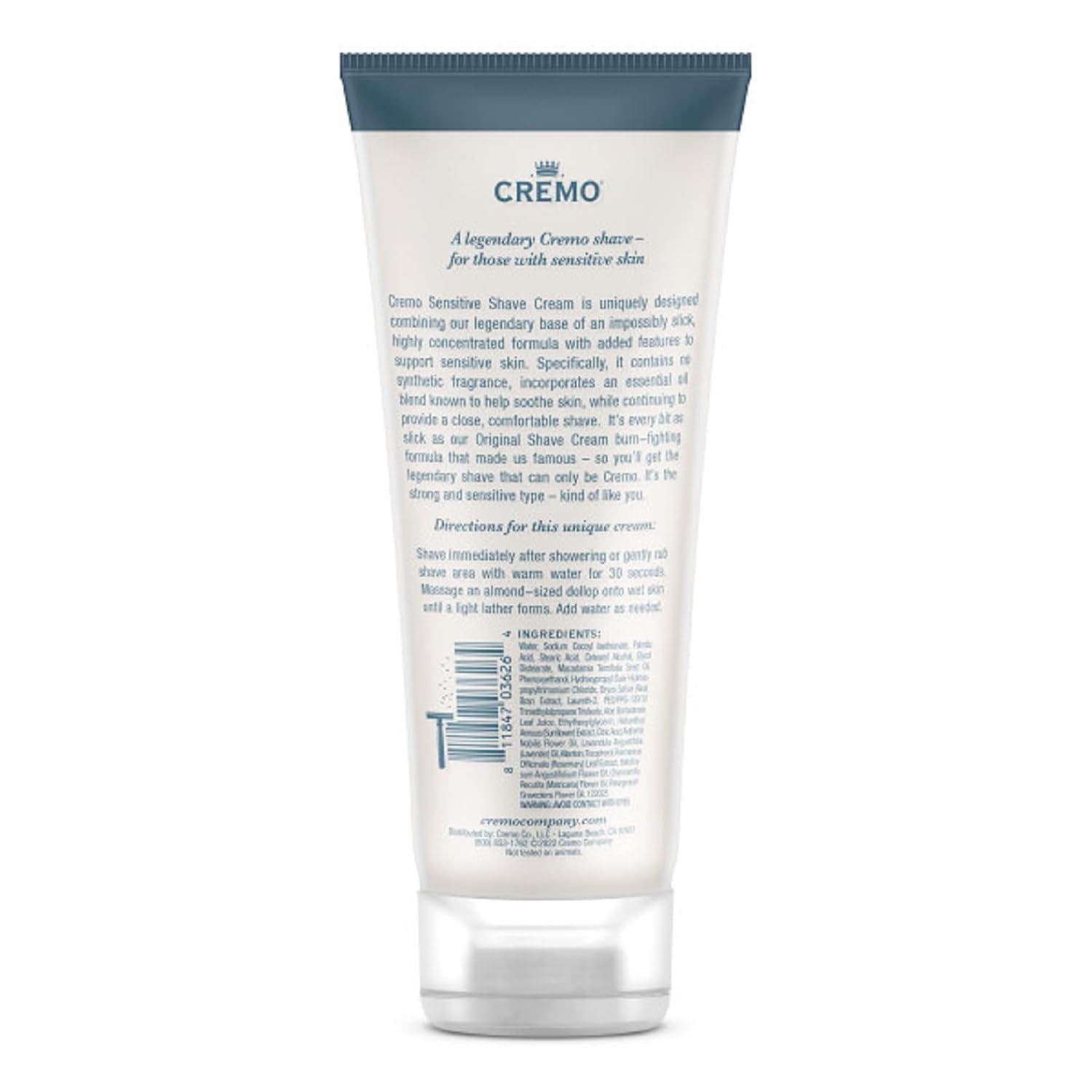 Cremo Original Shave Cream, Astonishingly Superior Ultra-Slick Shaving Cream for Men, Fights Nicks, Cuts and Razor Burn, 6 Fl Oz