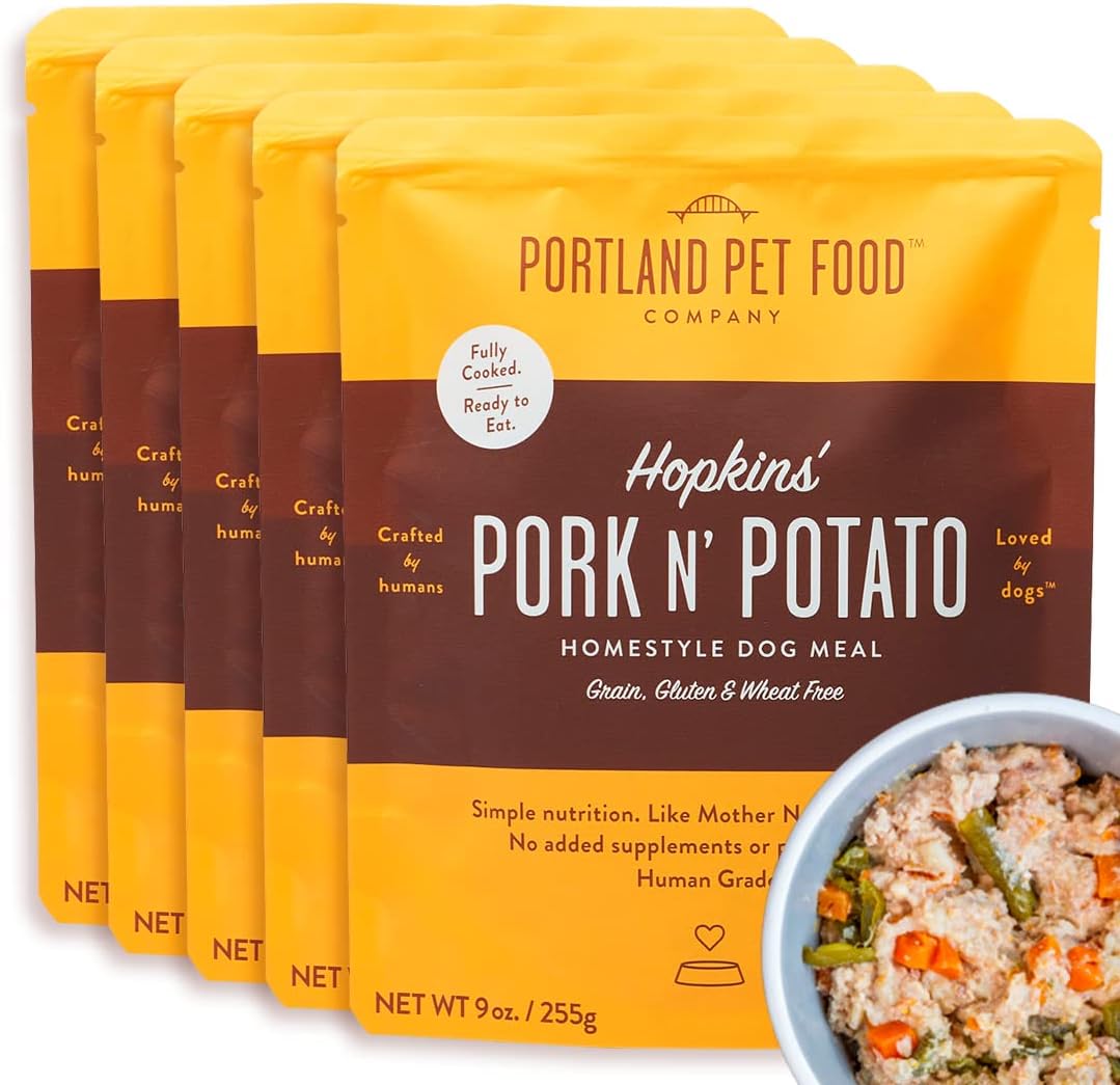 Portland Pet Food Company Fresh, Human Grade Dog Food Topper & Meal 5 Pack