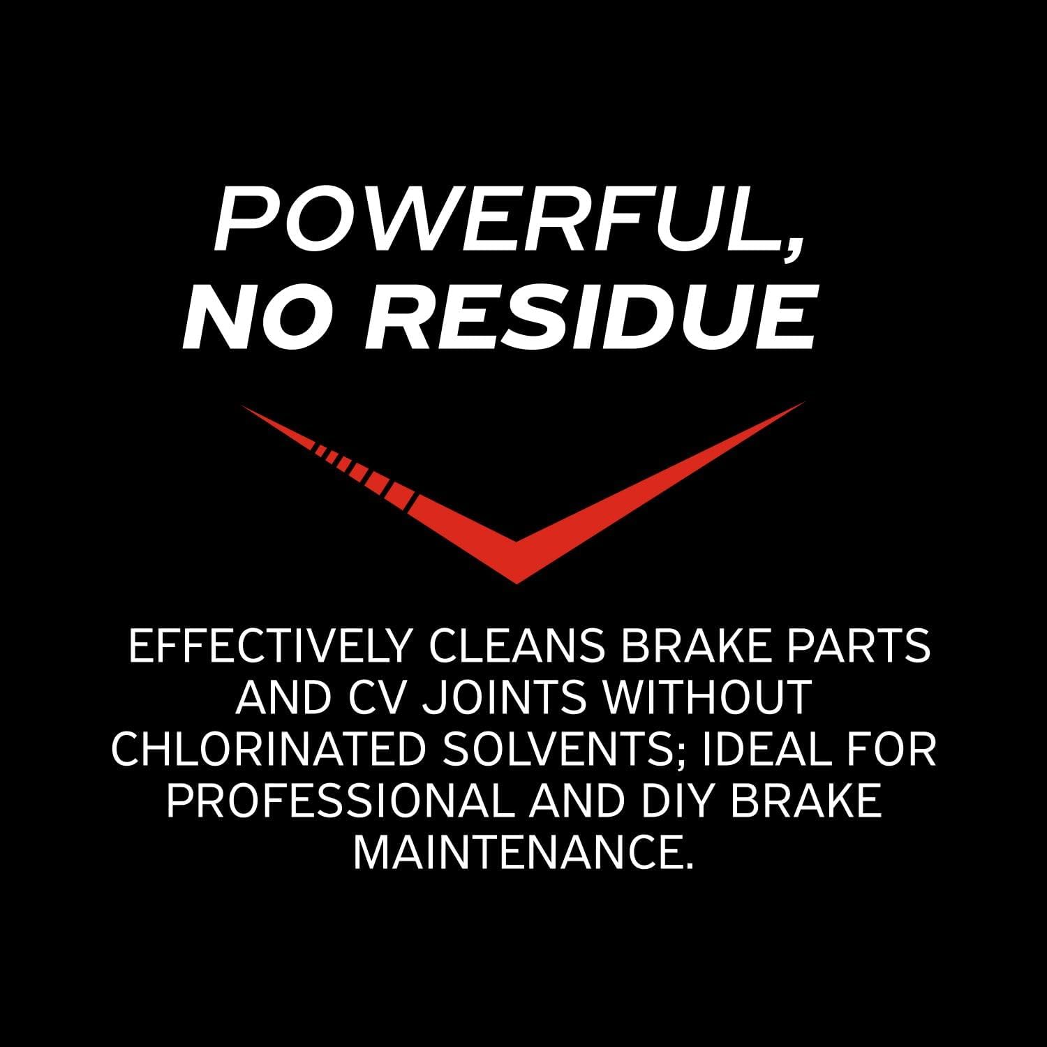 Non-Chlorinated Brake Parts Cleaner, Low VOC, Instantly Removes Brake Dust, Grease & Grime, Quick Drying, 13 Oz (Pack of 12)