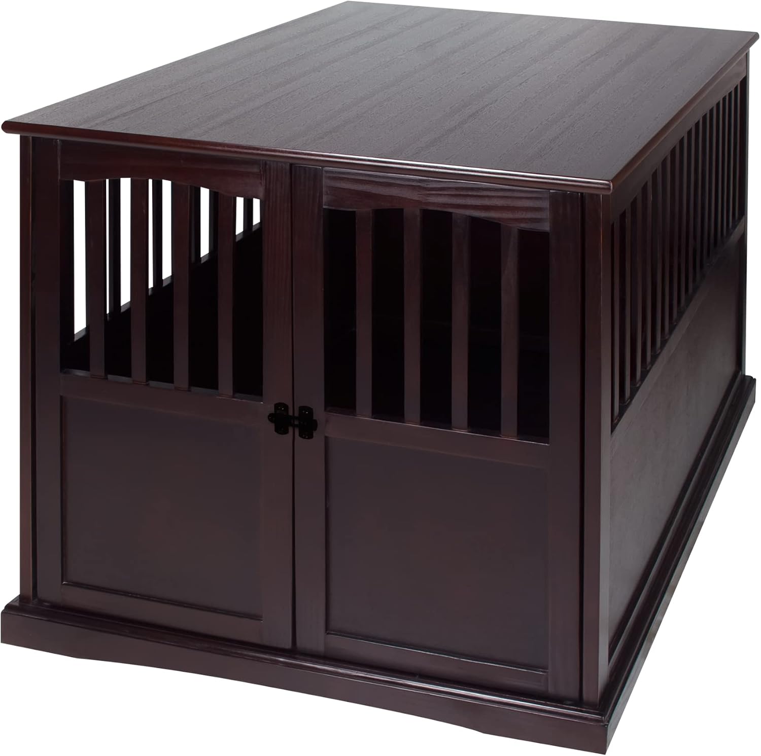 Casual Home Wooden Small Pet Crate, End Table, Espresso,19.5"W x 22.5"D x 22.5"H