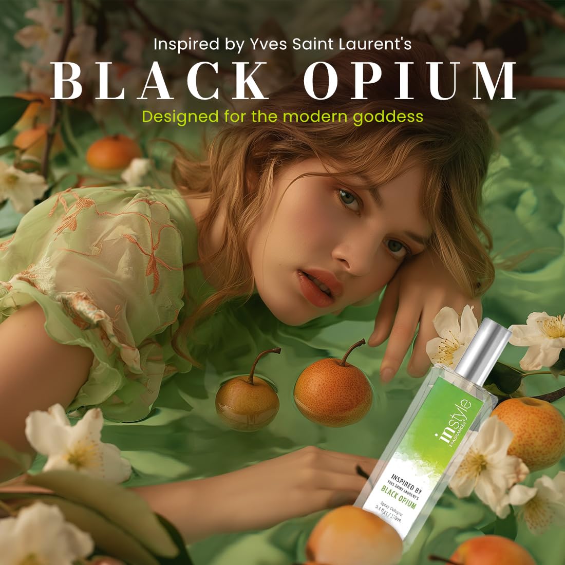 Instyle Fragrances | Inspired by Ralph Lauren's Romance | Women’s Eau de Toilette | Vegan, Paraben Free, Phthalate Free | Never Tested on Animals | 3.4 Fluid Ounces