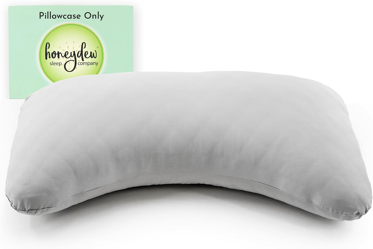 Honeydew Queen Side Pillow Case - Fits The Scrumptious and Essence Curved Pillows for Side Sleeping - Comfortable and Soft Cooling Viscose Made from