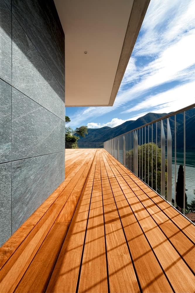 OWATROL Aquadecks, Wood Stain and Sealer, Matt Finish, 85 Oz, Teak | Protects Wood from UV & Moisture, Wood Stain & Sealer for Decks, Fences & Furniture, Water-Based, Won't Peel or Flake, Matt
