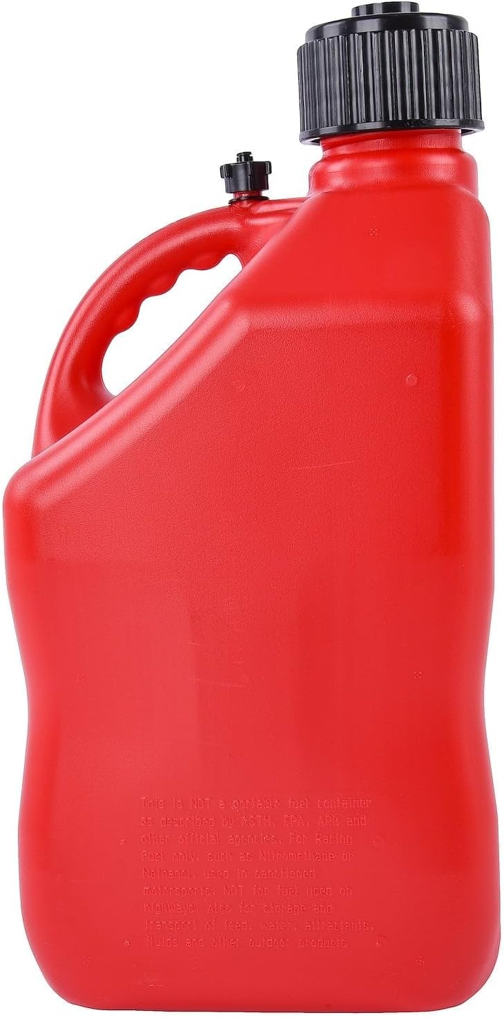 Square 5-Gallon Utility Jug Red