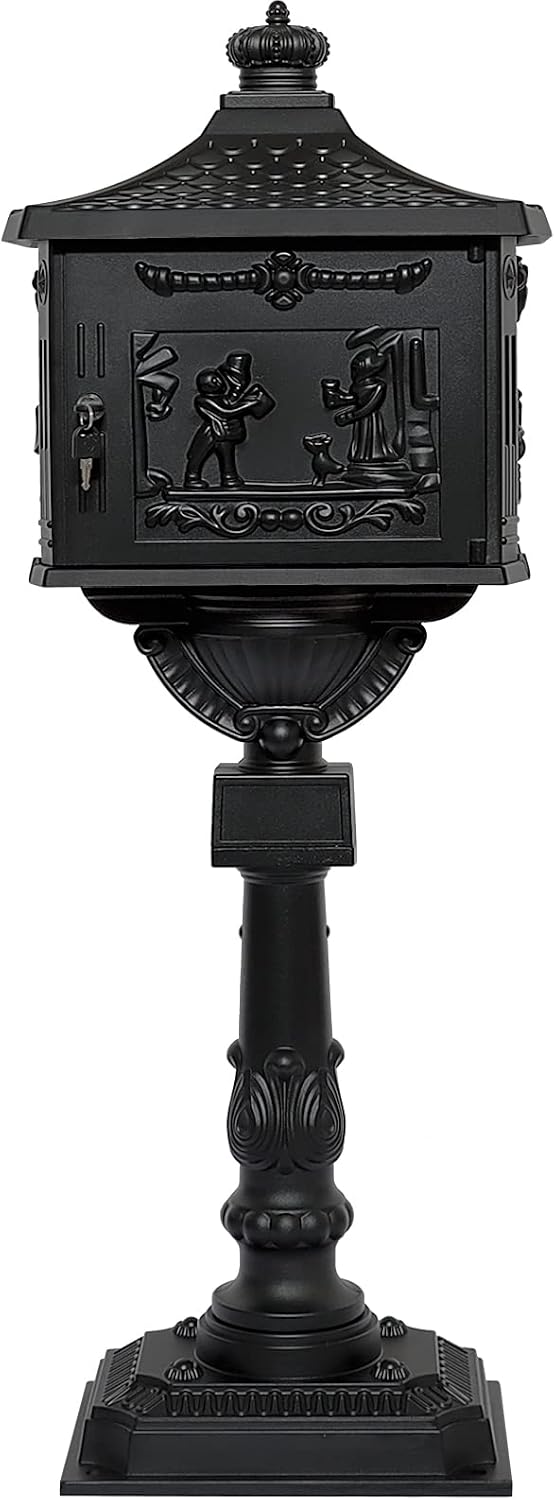 Polar Aurora Mailbox Cast Aluminum Bronze Mail Box Postal Box Security Heavy Duty New