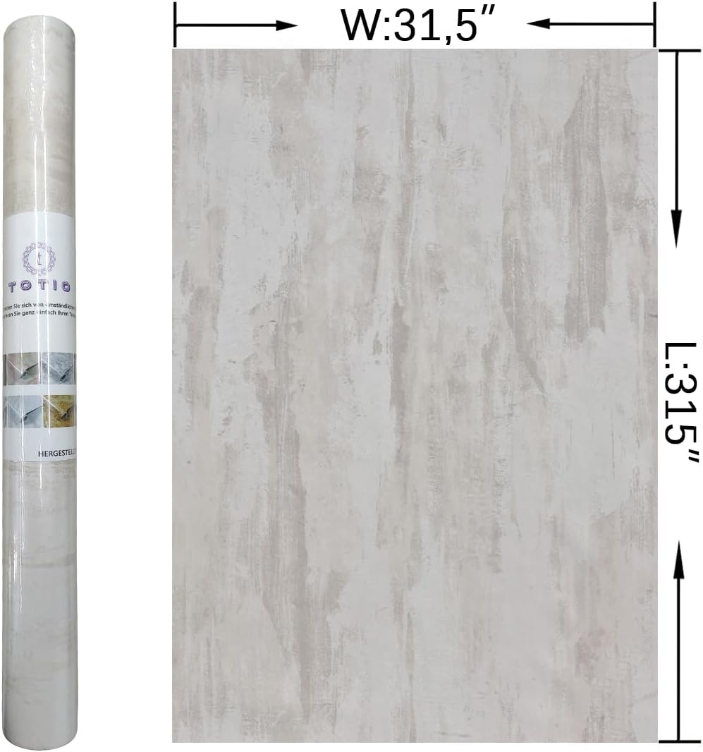 48x197inch Extra Wide Black White Marble Wallpaper Peel Stick Glossy Thick Waterproof Furniture Sticker Granite Look Contact Paper DIY Wall Sticker Self-adhesive Countertop Vinyl Wrap for Kitchen