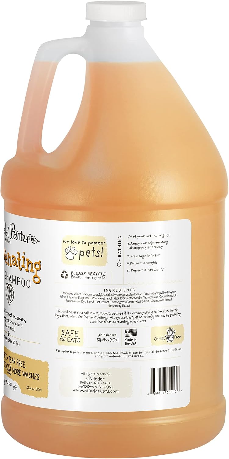 Bobbi Panter Soothing Dog Shampoo Tea Tree, Lavender, Cucumber & Oat Protein – Natural Formula for Sensitive Skin & Irritation Relief, Tear-Free, 30:1 Concentrate, Made in USA, 14 oz