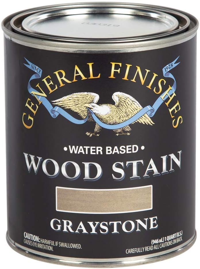 General Finishes Water Based Wood Stain, 1 Quart, Antique Oak