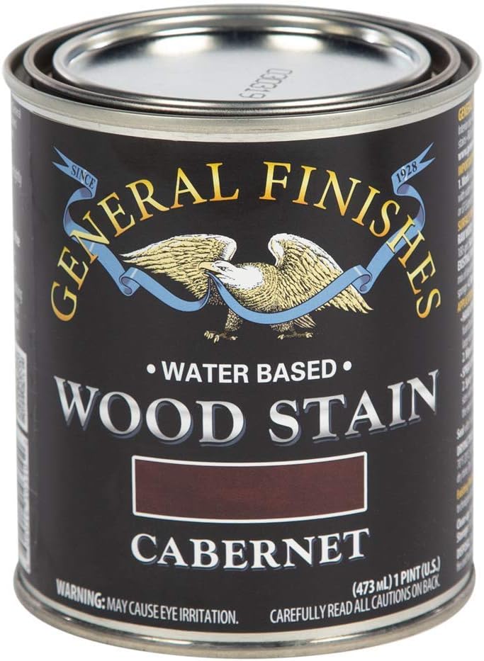 General Finishes Water Based Wood Stain, 1 Quart, Antique Oak