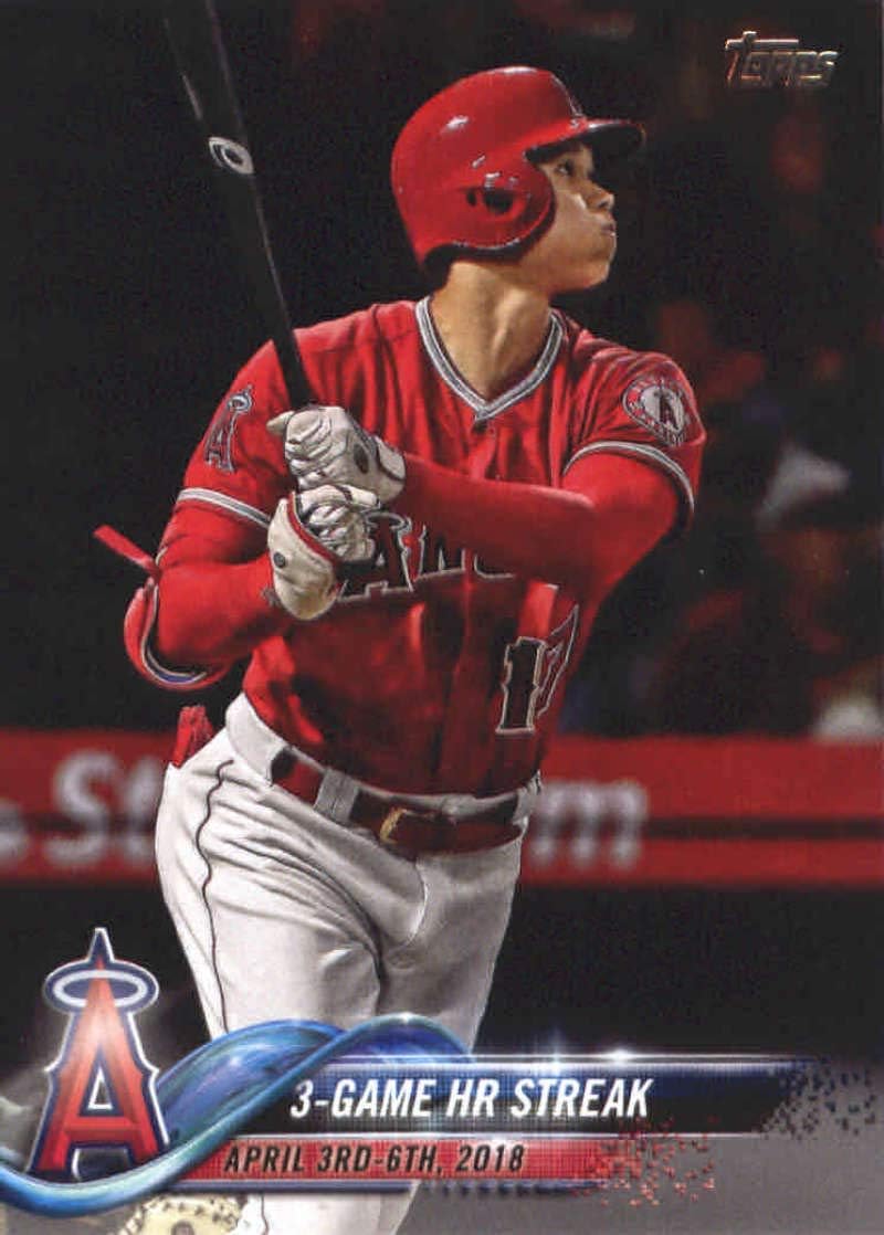 2018 Topps Update #US189 Shohei Ohtani RC Los Angeles Angels MLB Baseball Trading Card