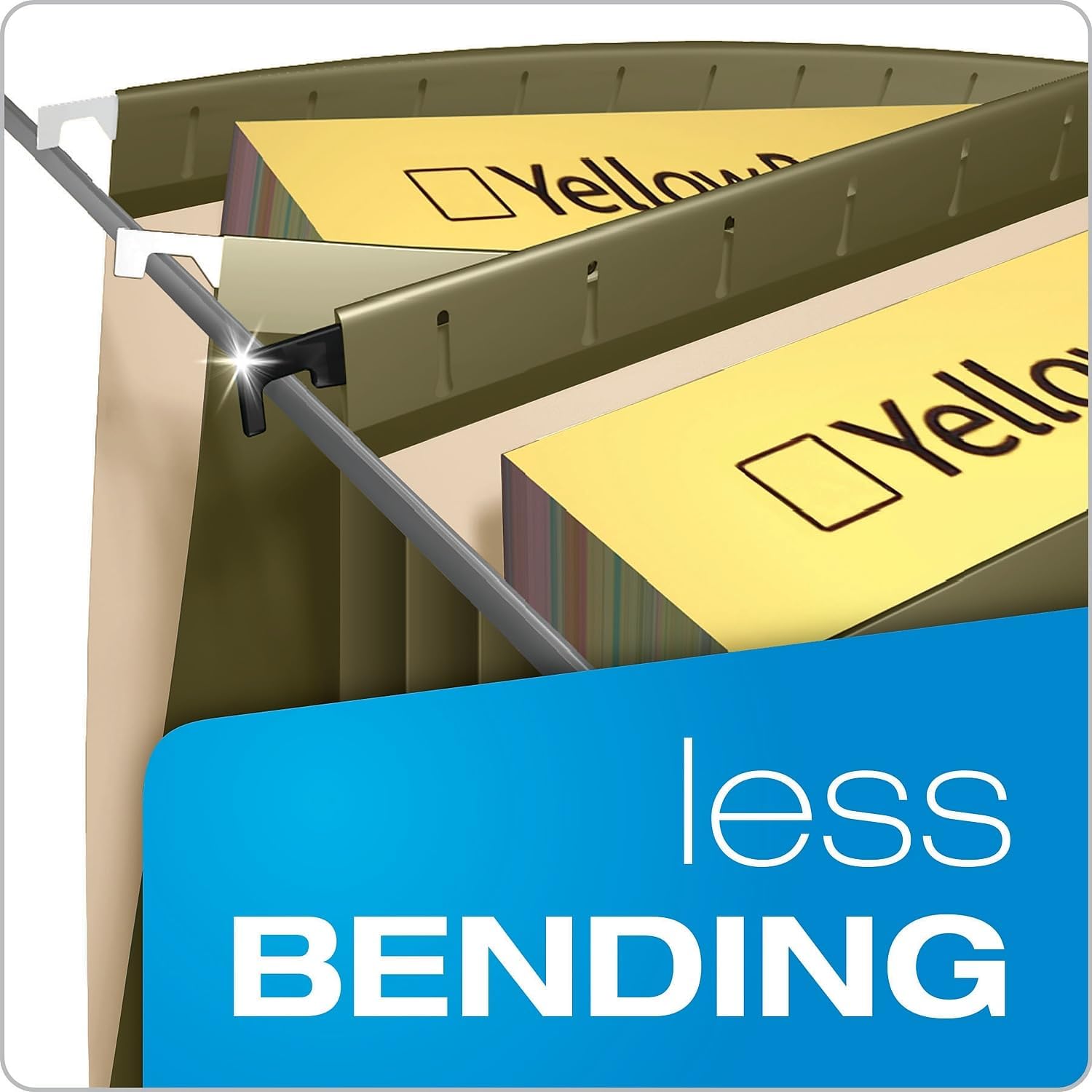 Pendaflex SureHook Hanging File Folders, Legal Size, Standard Green, 4/Pack (PFX 09317)
