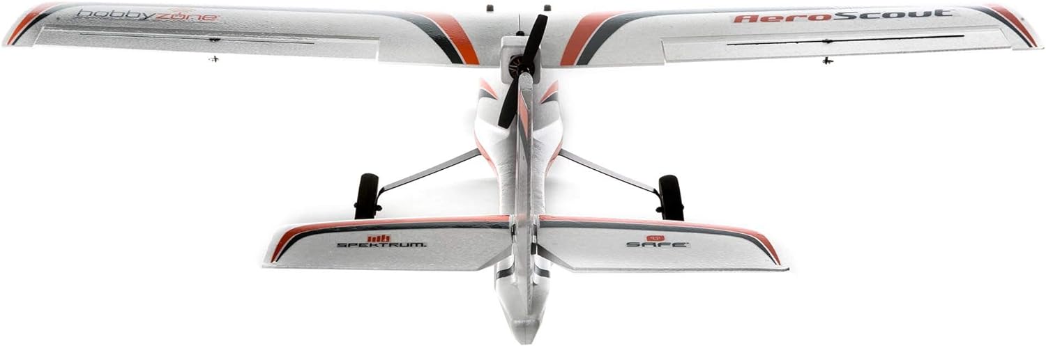 HobbyZone RC Airplane AeroScout S 2 1.1m RTF Basic (Battery and Charger Not Included) with Safe Technology, HBZ380001, Airplanes (RTF), Trainers
