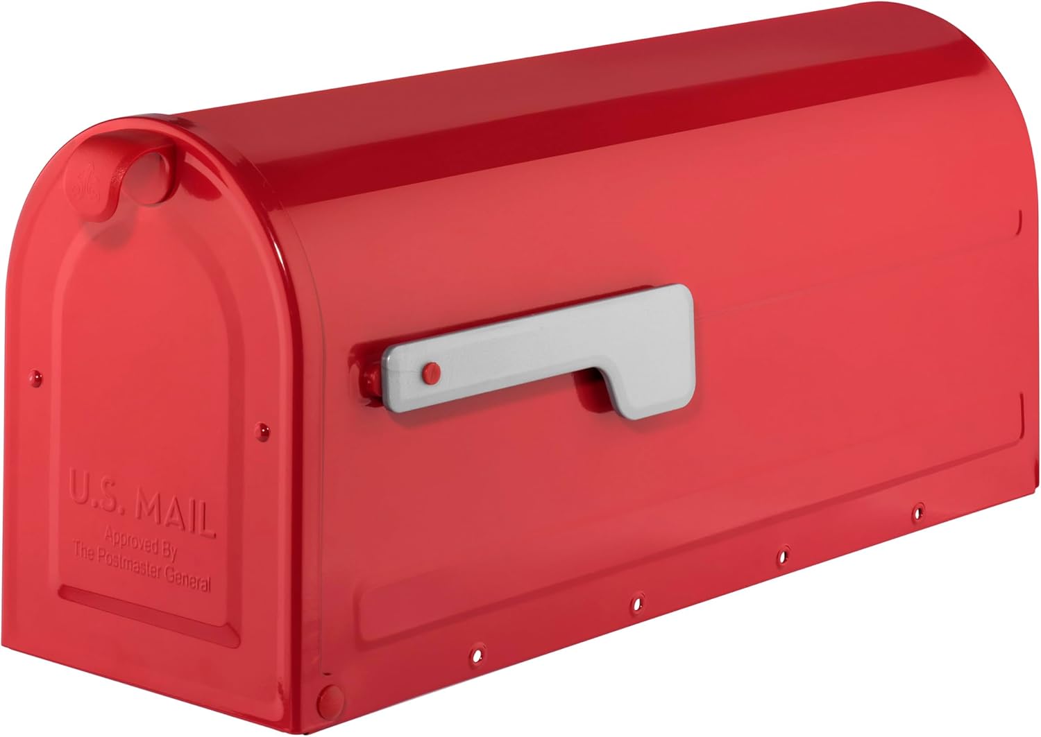 ARCHITECTURAL MAILBOXES 7600P-10 MB1 Mailbox, Medium, Pewter | Galvanized steel build for outside with rust-resistant powder-coat finish and a magnetic door closure. USPS approved.
