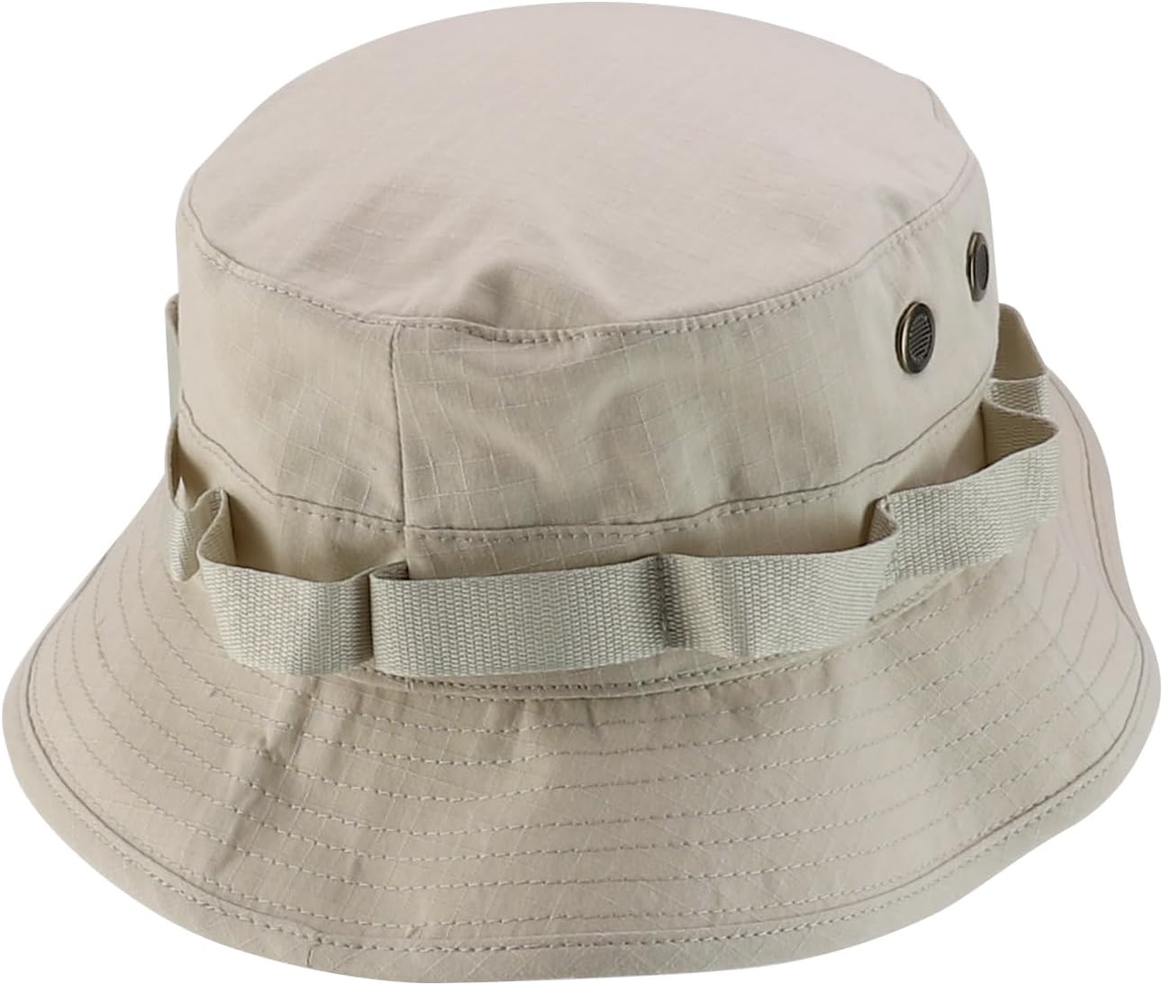 Armycrew Ripstop Tear Resistant Cotton Jungle Boonie Cap with Chin Strap