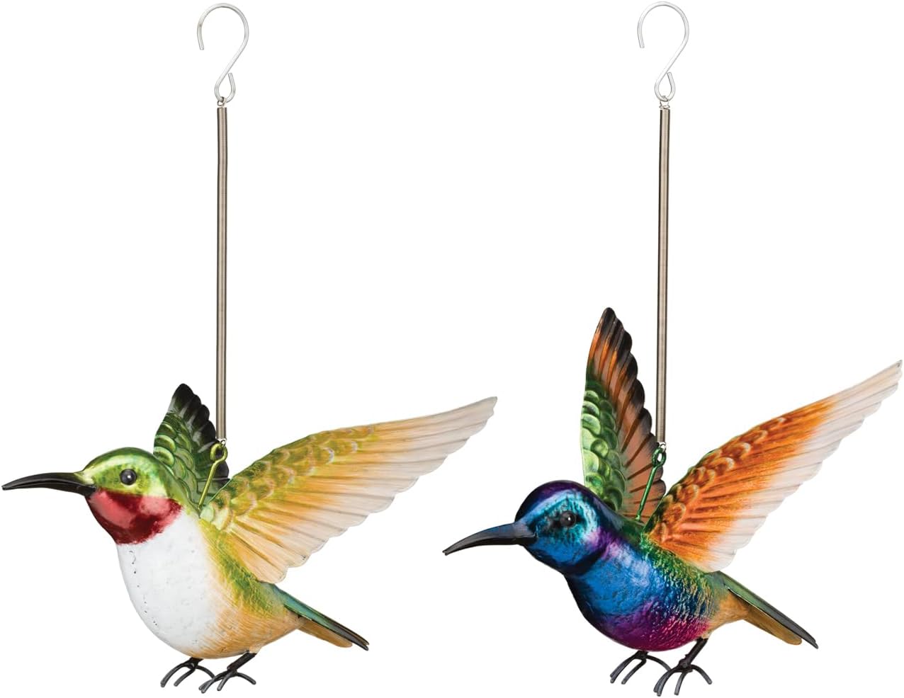 Regal Art & Gift Bird Bouncie, Hand-Painted Metal Spring Garden Decor