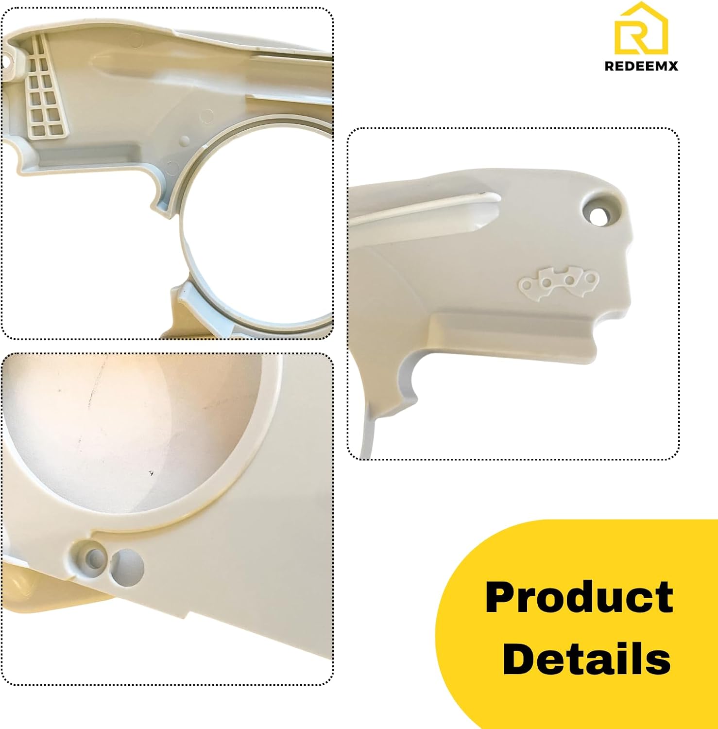 Chain Brake Side Cover Compatible with Stihl MS251 MS231 Chainsaws Replaces OEM #1143 021 1101 Clutch Sprocket End Cover with Chain Brake Segment