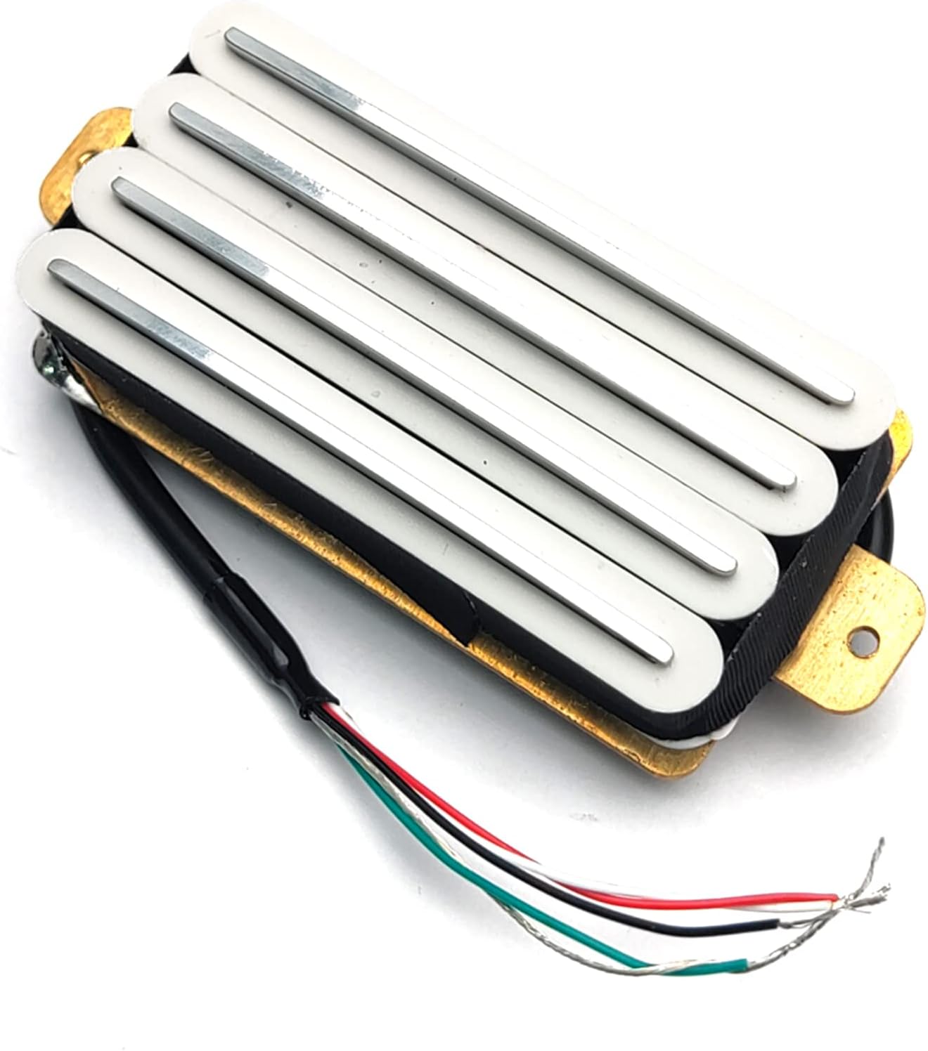 SAPHUE 2-Dual Blade Electric Guitar High Output Track Type Four Coil Humbucker Pickup Black