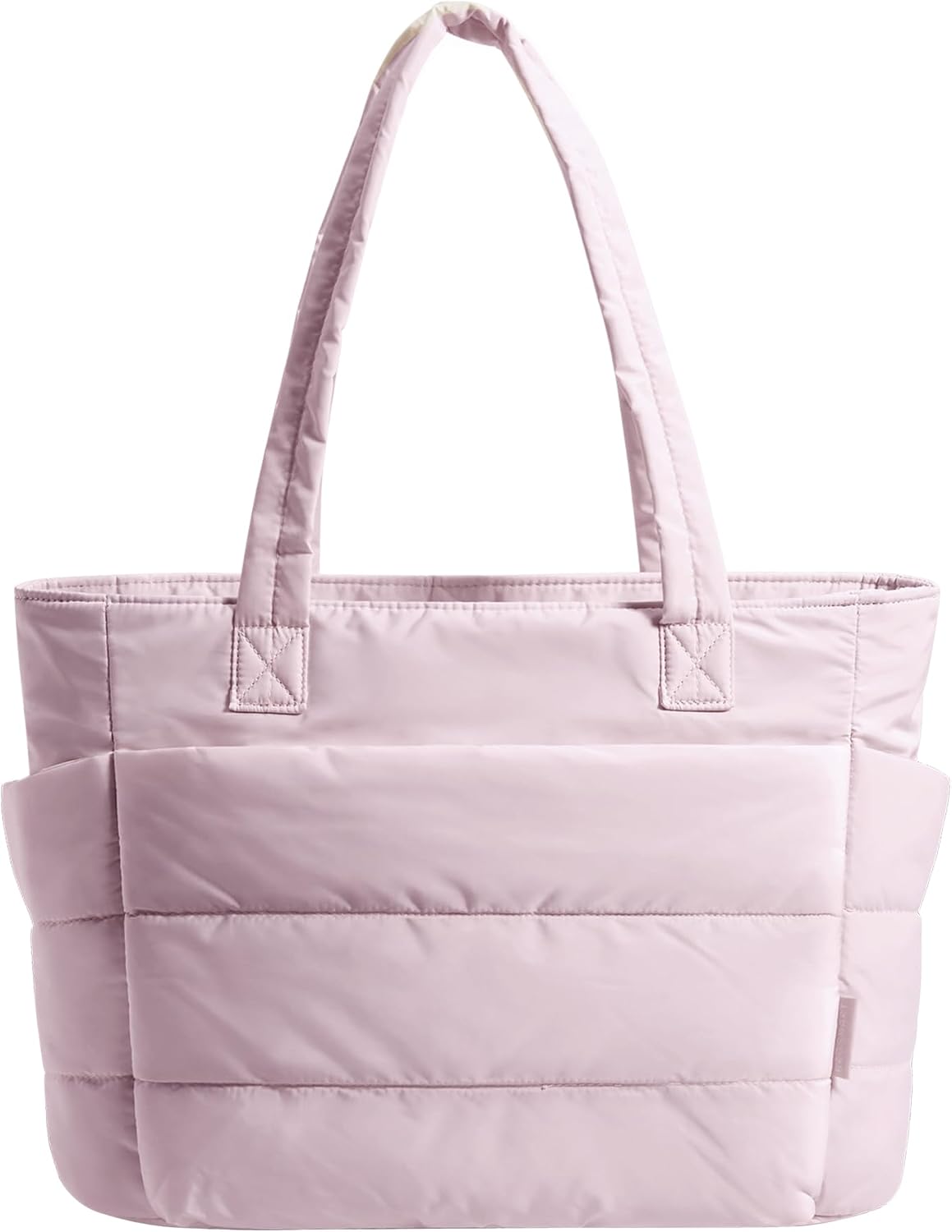 BAGSMART Tote Bag for Women, Lightweight Puffy Tote Bag with Compartments Shoulder Bag Handbag for Travel, Work, Gym | Lightweight