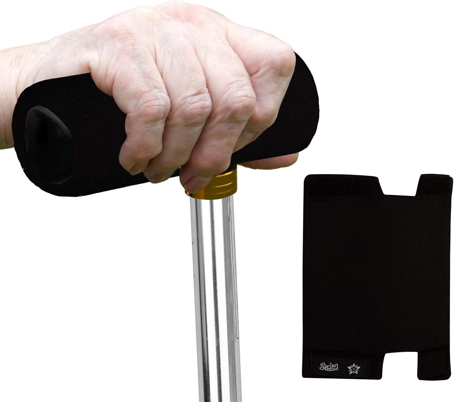 SPRING SEAON Cane Handle Pad Cover,T-Handle Grip Cushion for Walking Canes