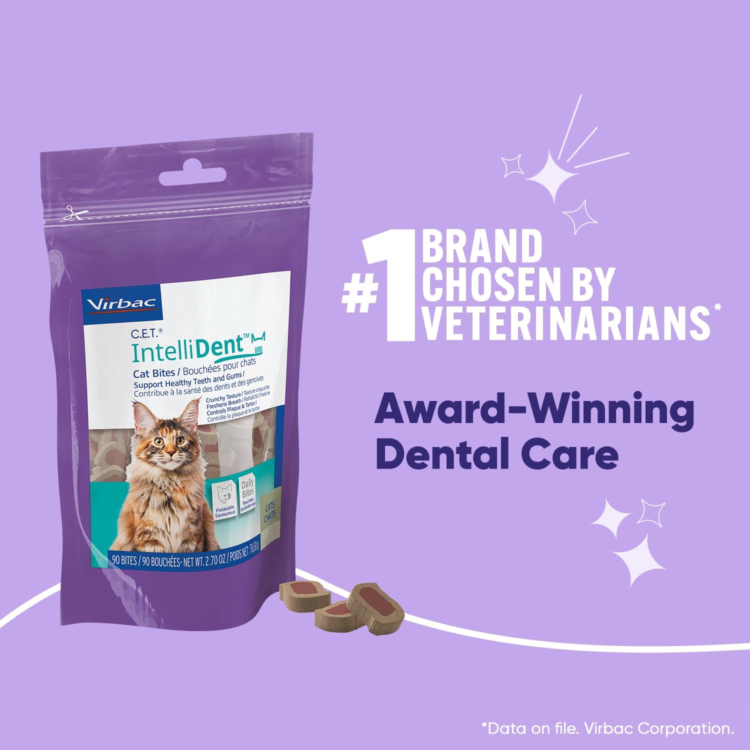 Virbac C.E.T. Intellident Cat Bites for Dental Care