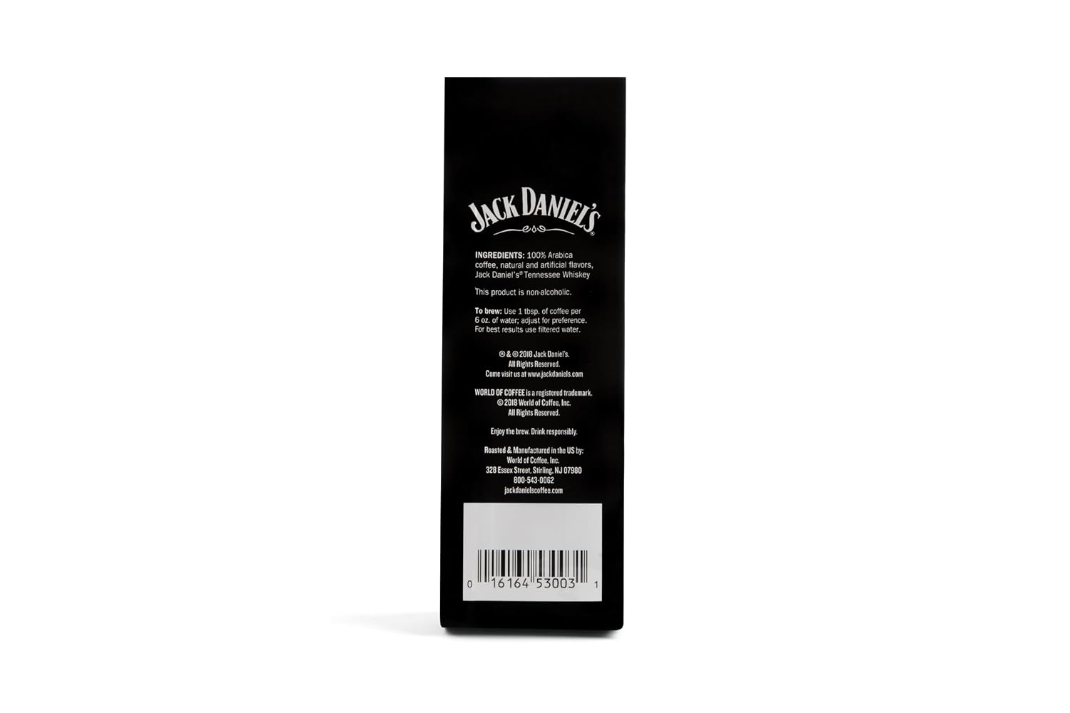 Jack Daniel's Tennessee Whiskey Coffee - REGULAR, 1.5oz Gift Bag