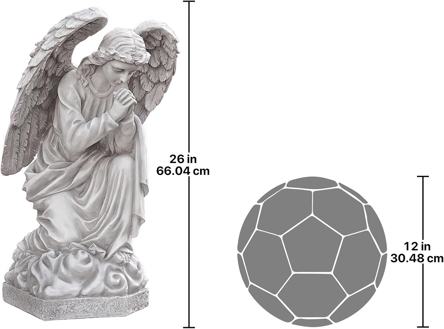 Design Toscano The Praying Basilica Angel Statue