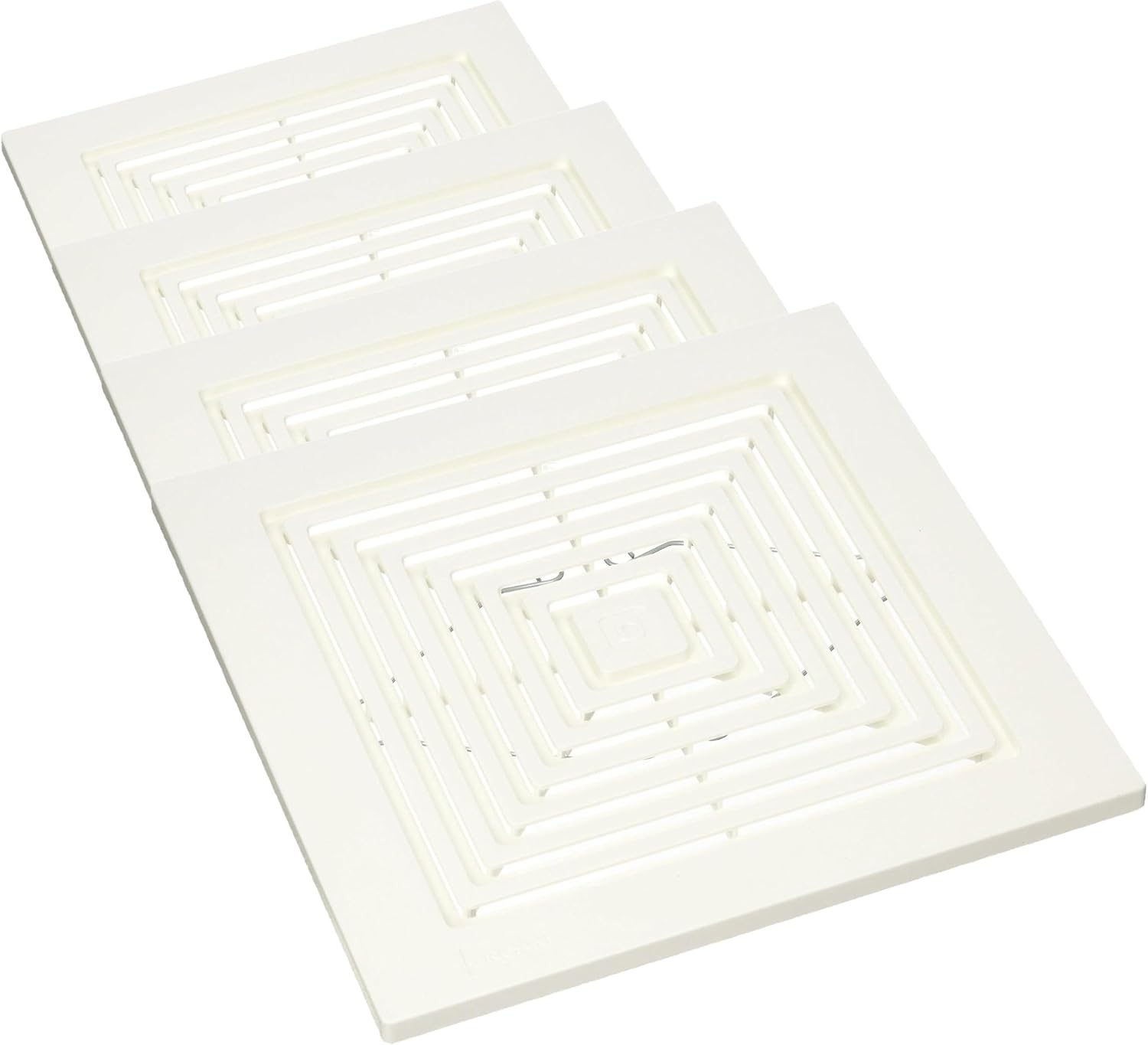 Broan-NuTone BP90 Replacement Grille For 688 Fan , White, 9 In. x 9.25 In. x 0.325 In. with 7.25 and 7.5 in. housing