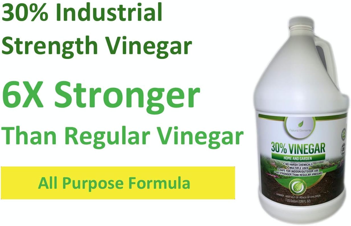 Natural Elements 30% Vinegar | (2) 1 Gallon Pack | Home and Garden Vinegar …
