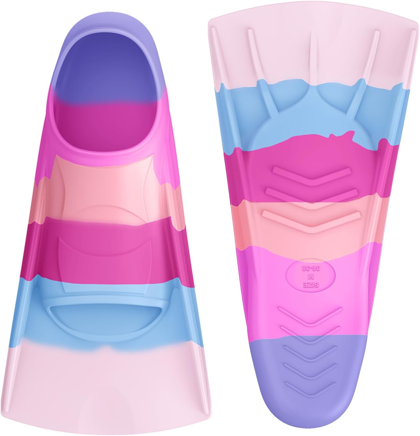 Gintenco Swim Fins, Adults & Kids Swim Training Fins for Lap Swimming