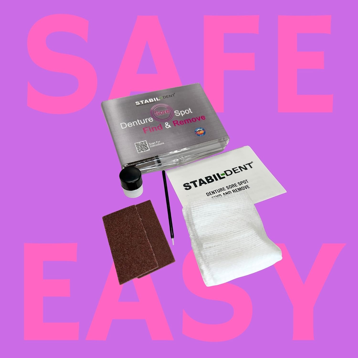 Denture Sore Spot Find And Remove Kit