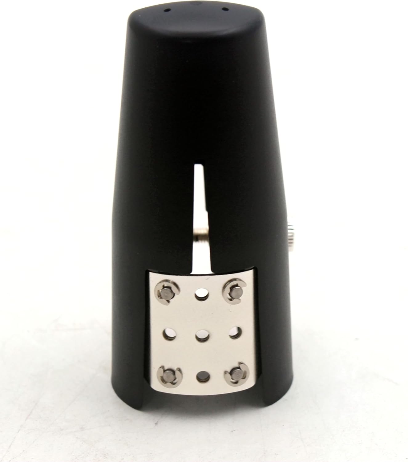 Eastern Music Saxophone Hard rubber mouthpiece Soprano alto Tenor metal ligature Ligature cap (Sandblust gold, Tenor MPC)