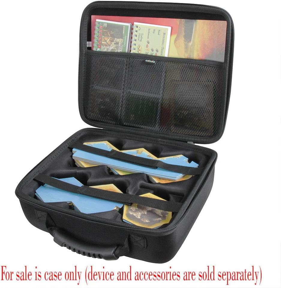 adada Hard Travel Case for catan The Board Game +Seafarers / 5-6 Player/Cities & Knights (Only Case)