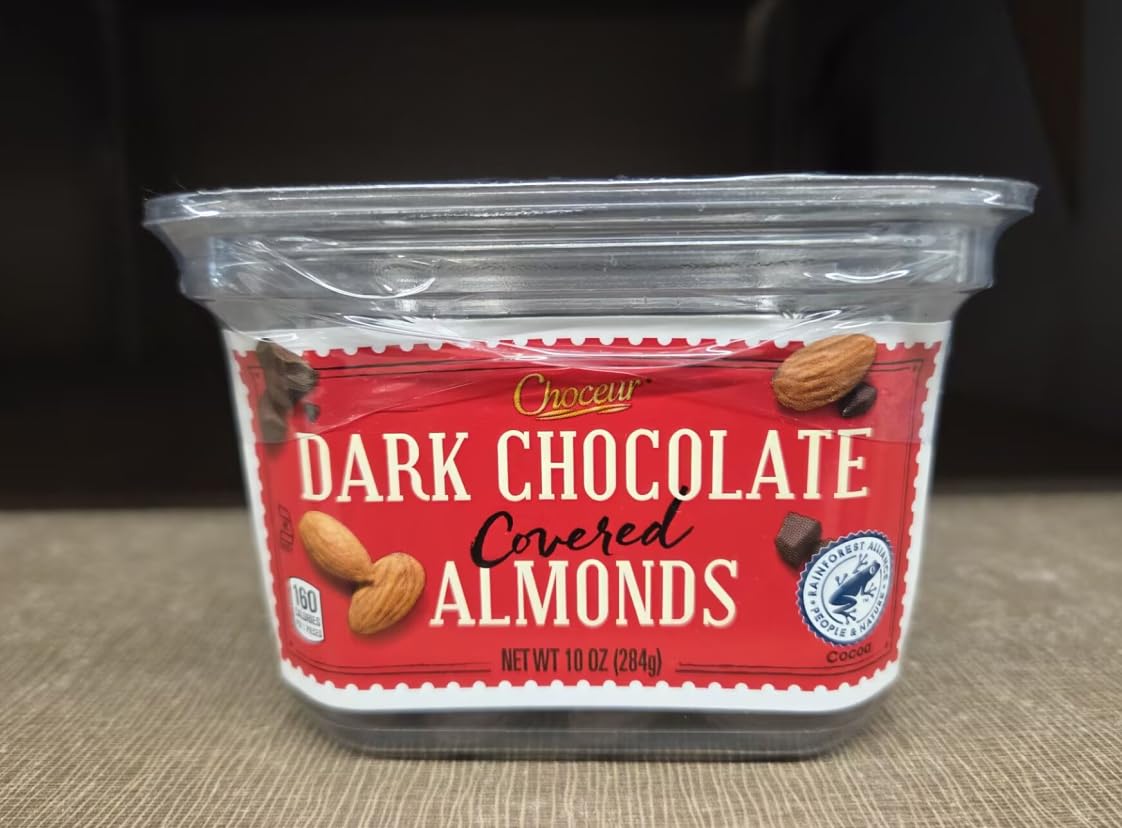 Choceur Dark Chocolate covered Almonds 12oz