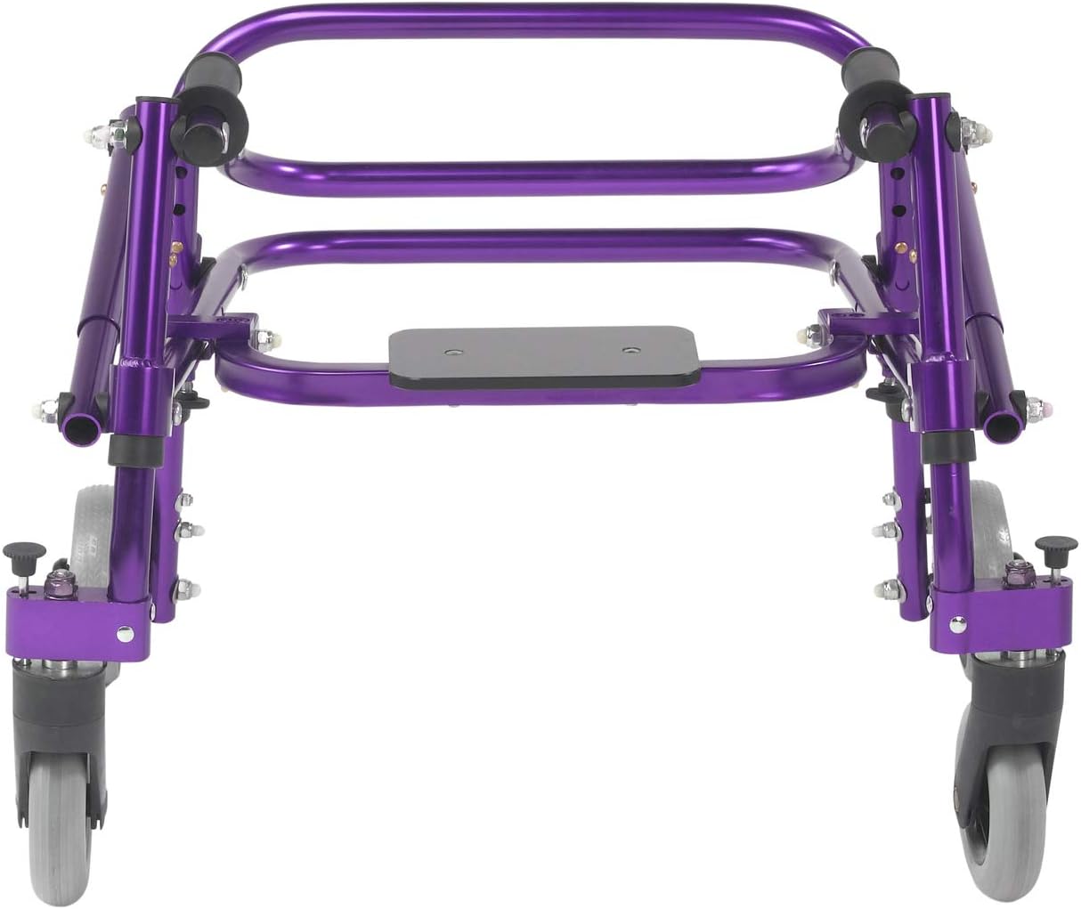 Inspired by Drive Nimbo 2G Posterior Walker with Seat, Wizard Purple, Small | Lightweight Posterior Walker with Padded Seat Lets Users Rest and Move Safely with Adjustable, Sturdy Support