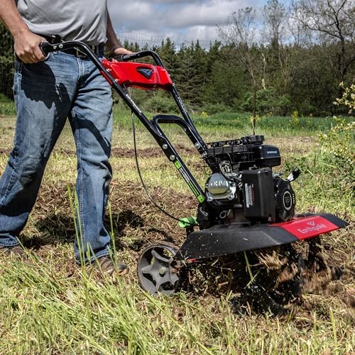 Earthquake 20015 Versa 2-in-1 Tiller Cultivator with a 99cc 4-Cycle Viper Engine, 2-in-1 Front Tine Tiller and Cultivator