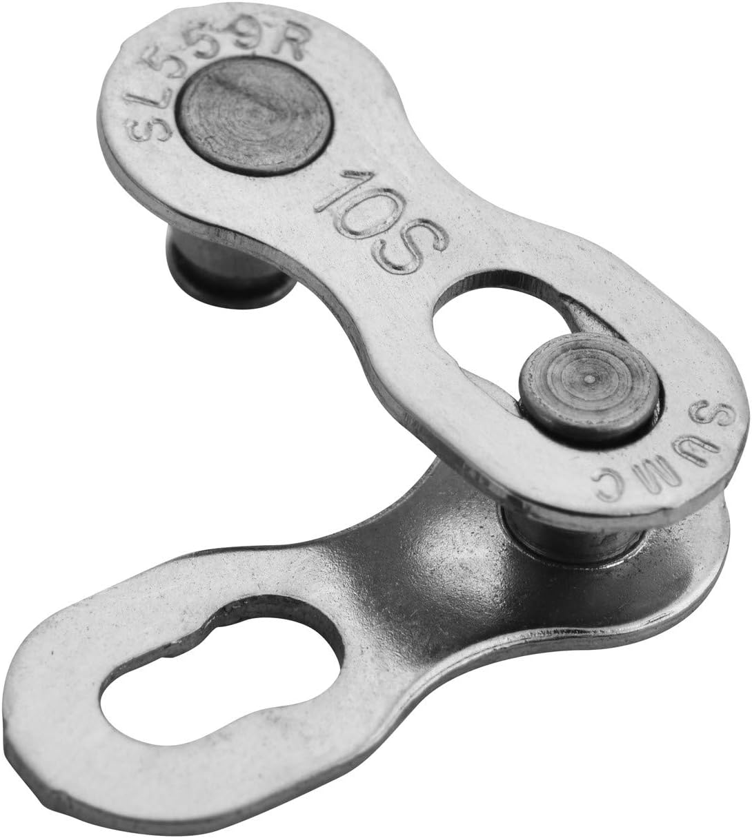 ZONKIE 10 Speed Removable Quick Split Chain Link in Silver x2