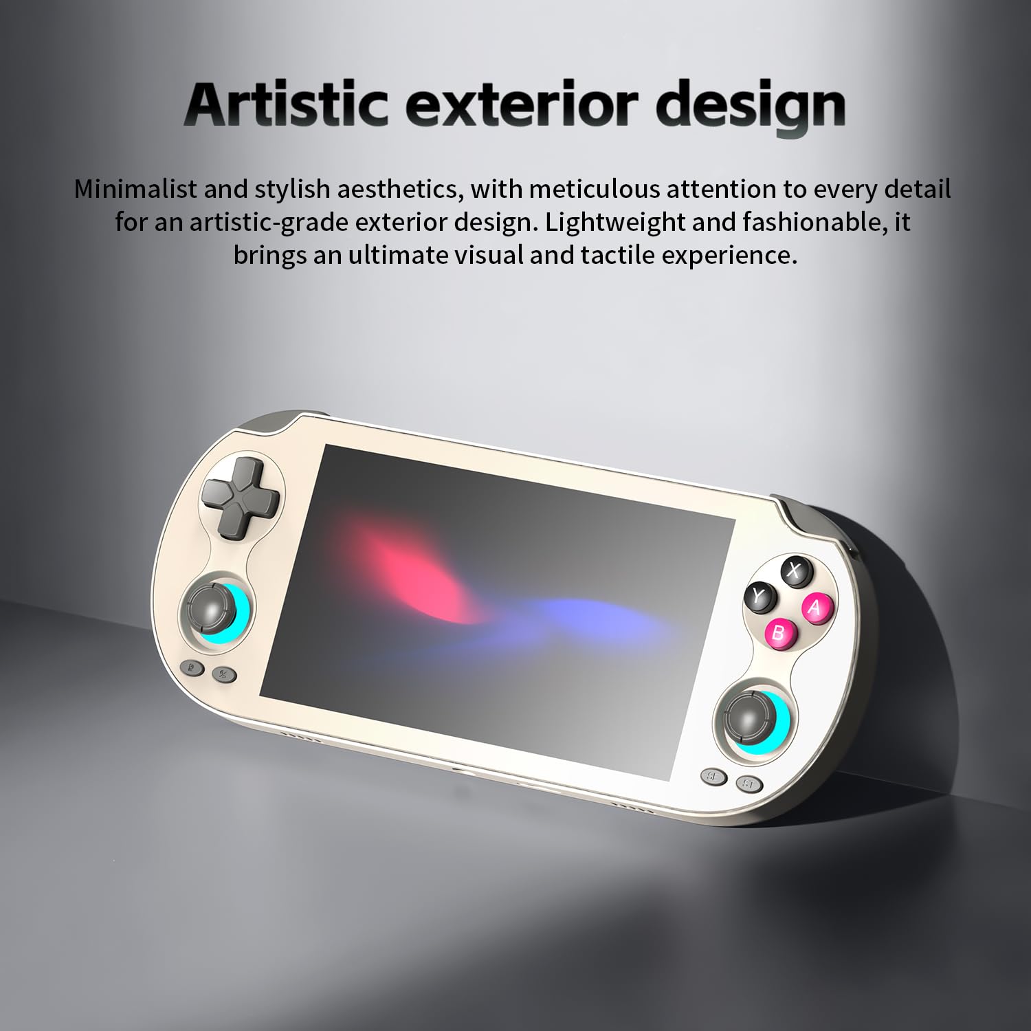 RG Vita Retro Handheld Game Console, Android 12 Portable Gaming Console with 5.46" IPS Touch Screen, No Game, Multi-Emulator, Wireless Screen Mirroring, Ideal for Home & Outdoor Entertainment (Black)